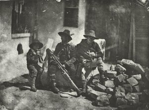 Seated Pifferari, Italian Street Musicians by Charles Nègre